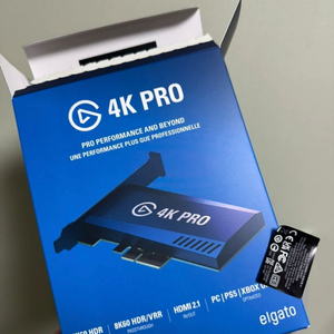 엘가토 elgato 4K PRO 캡쳐보드 단순개봉