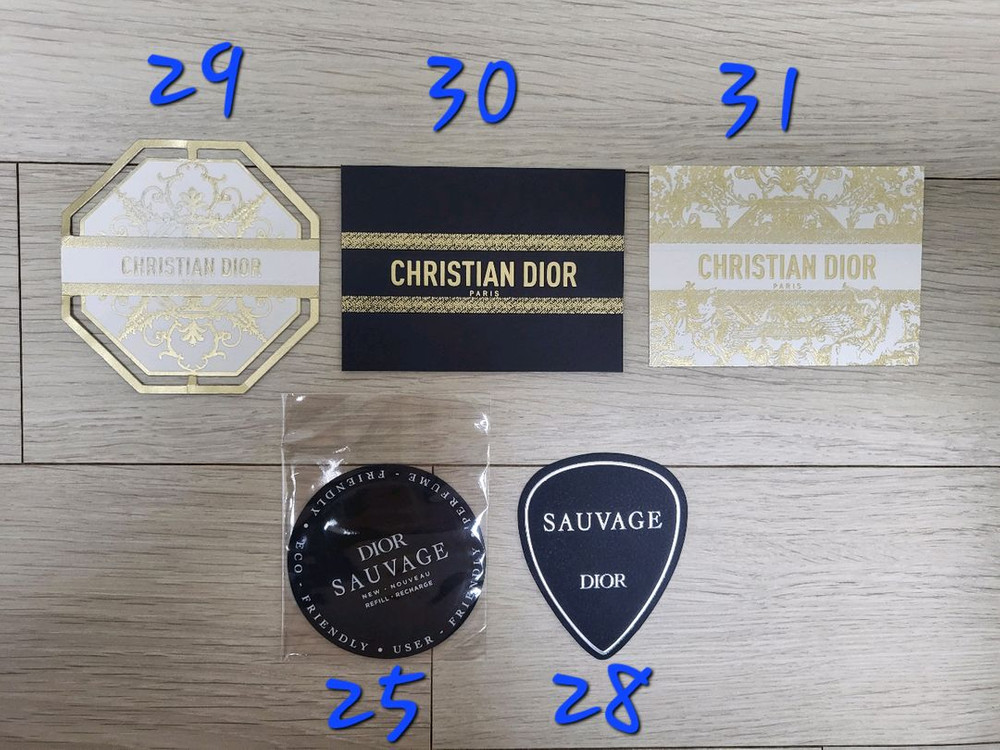 정품) 디올 시향지 (코스메틱)--4