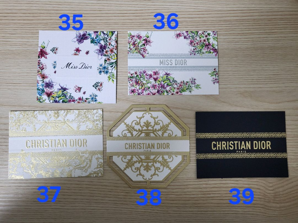 정품) 디올 시향지 (코스메틱)--6