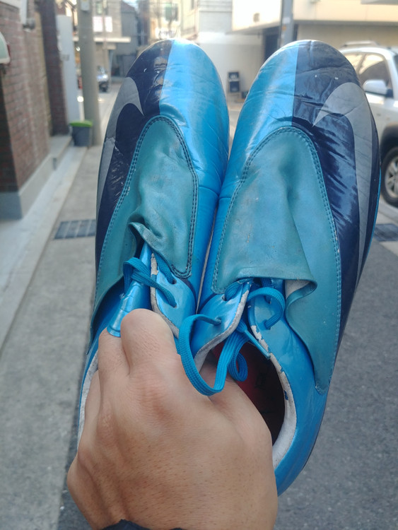 나이키 머큐리얼 베이퍼 5 fg 블루 265m--1