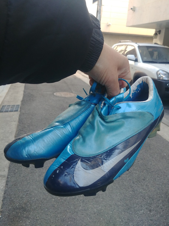 나이키 머큐리얼 베이퍼 5 fg 블루 265m--4