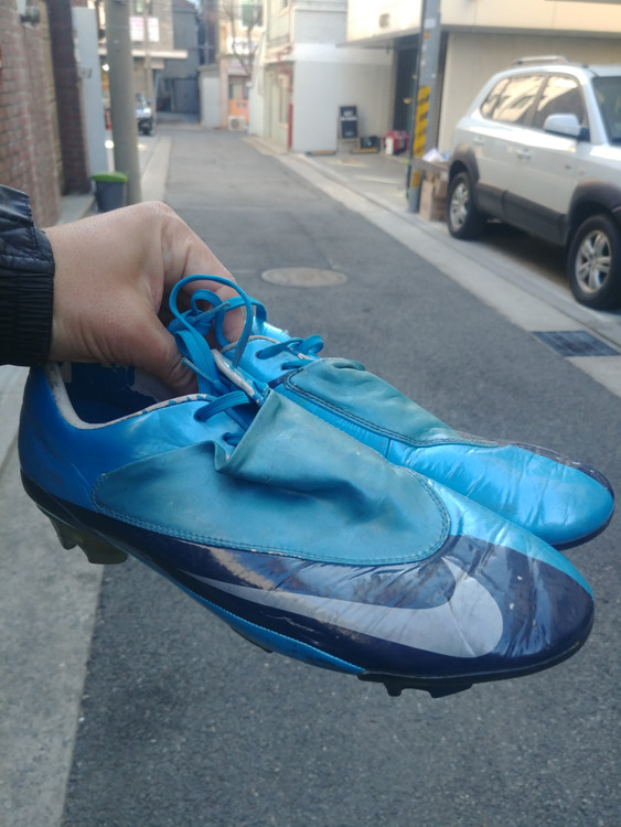 나이키 머큐리얼 베이퍼 5 fg 블루 265m--7