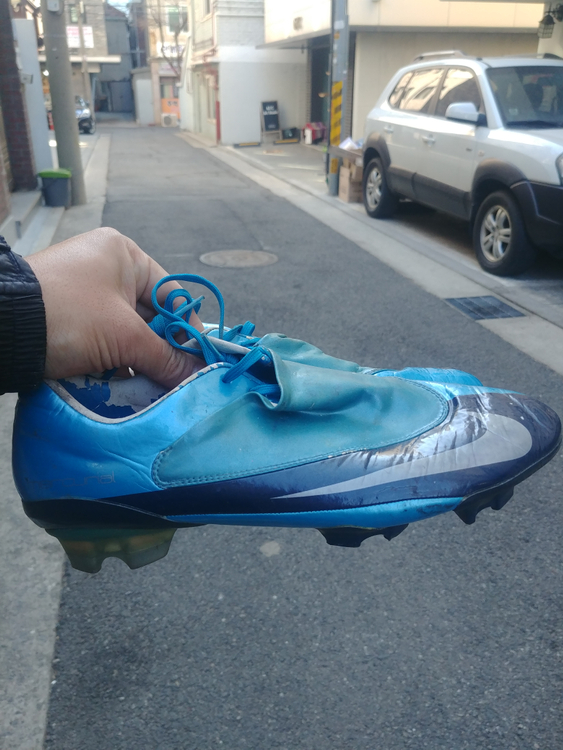 나이키 머큐리얼 베이퍼 5 fg 블루 265m--8