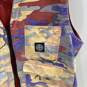 22fw스톤아일랜드 헤리티지 카모 립스탑 나일론 베스트 조끼XL 미착용