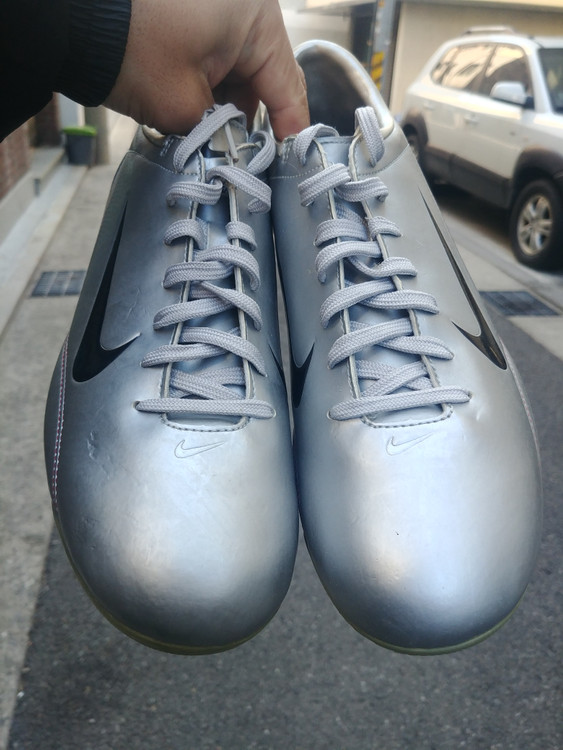 나이키 머큐리얼 베이퍼 3 실버 285m--6