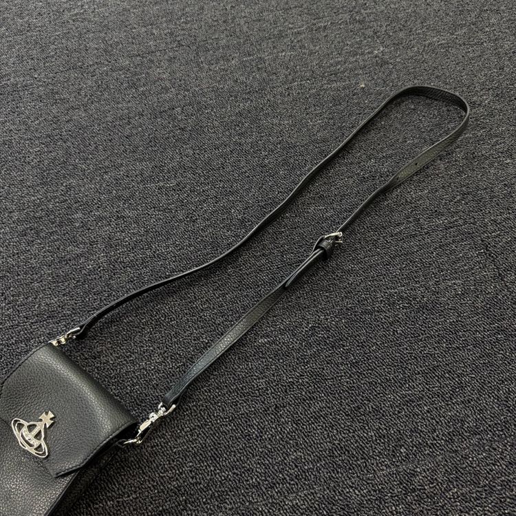 비비안웨스트우드 로고 크로스폰백--5