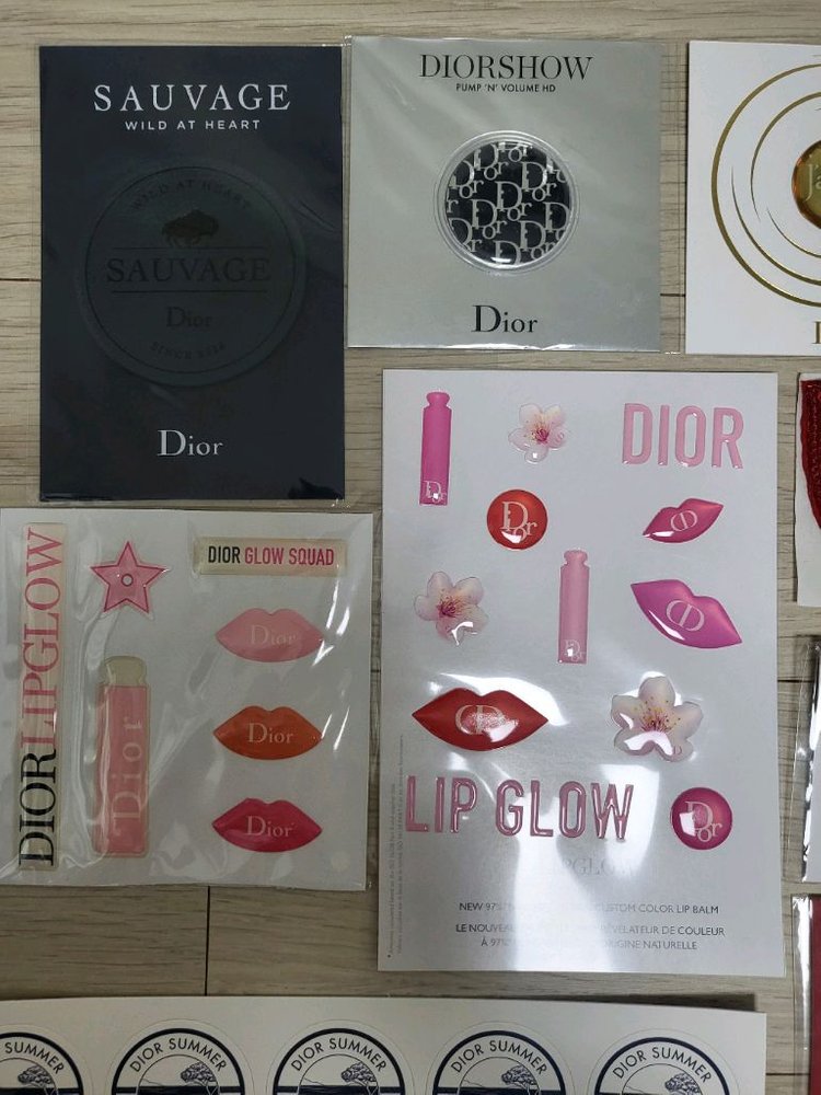 정품) 디올 스티커 (코스메틱)--2