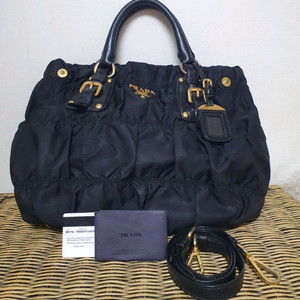 프라다 고프레 나일론 토트백 BN1792 블랙