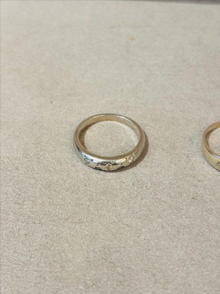 925실버 빈티지 은반지 14--1