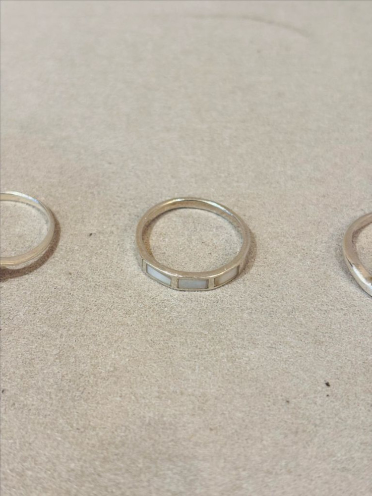 925실버 빈티지 은반지 15--3