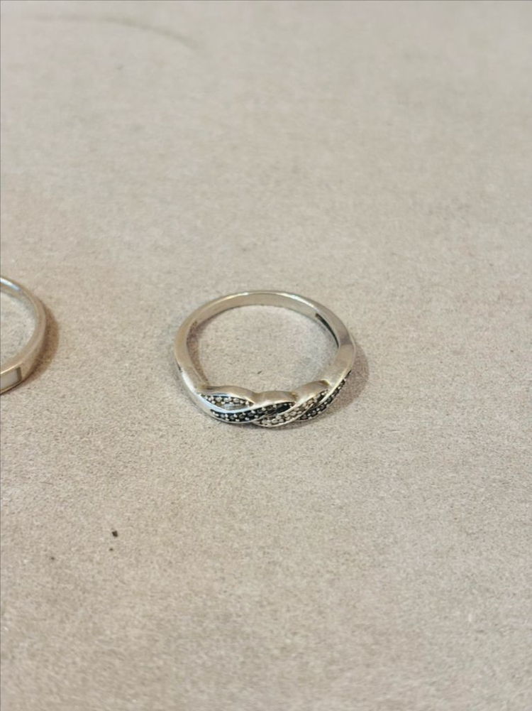 925실버 빈티지 은반지 15--4