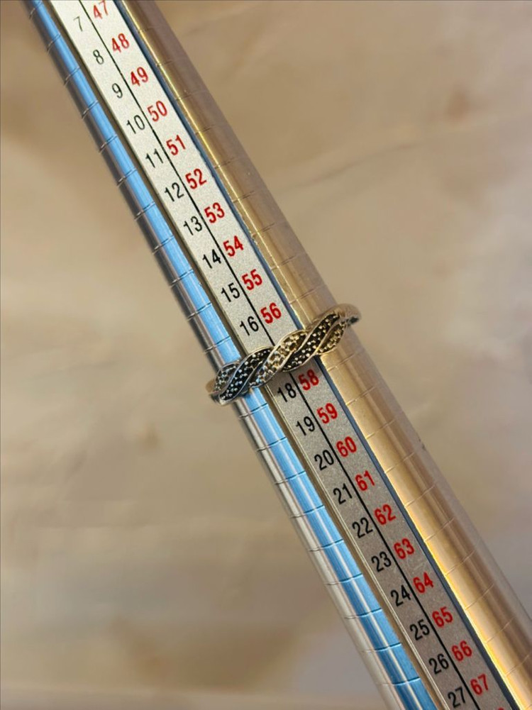 925실버 빈티지 은반지 15--8