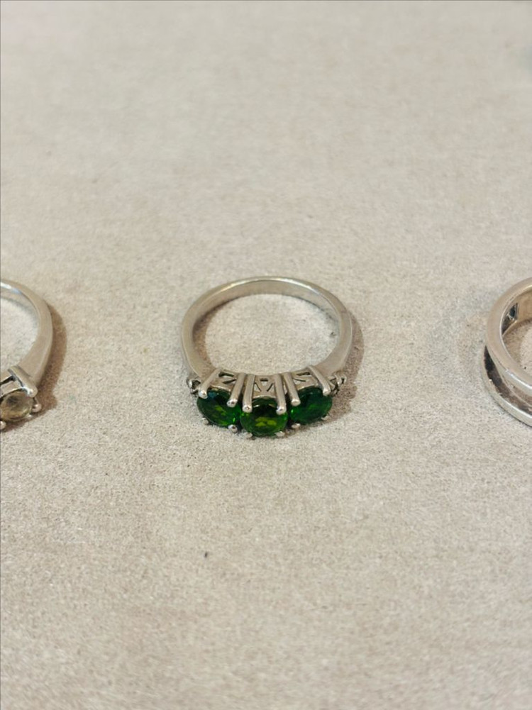 925실버 빈티지 은반지 16--2