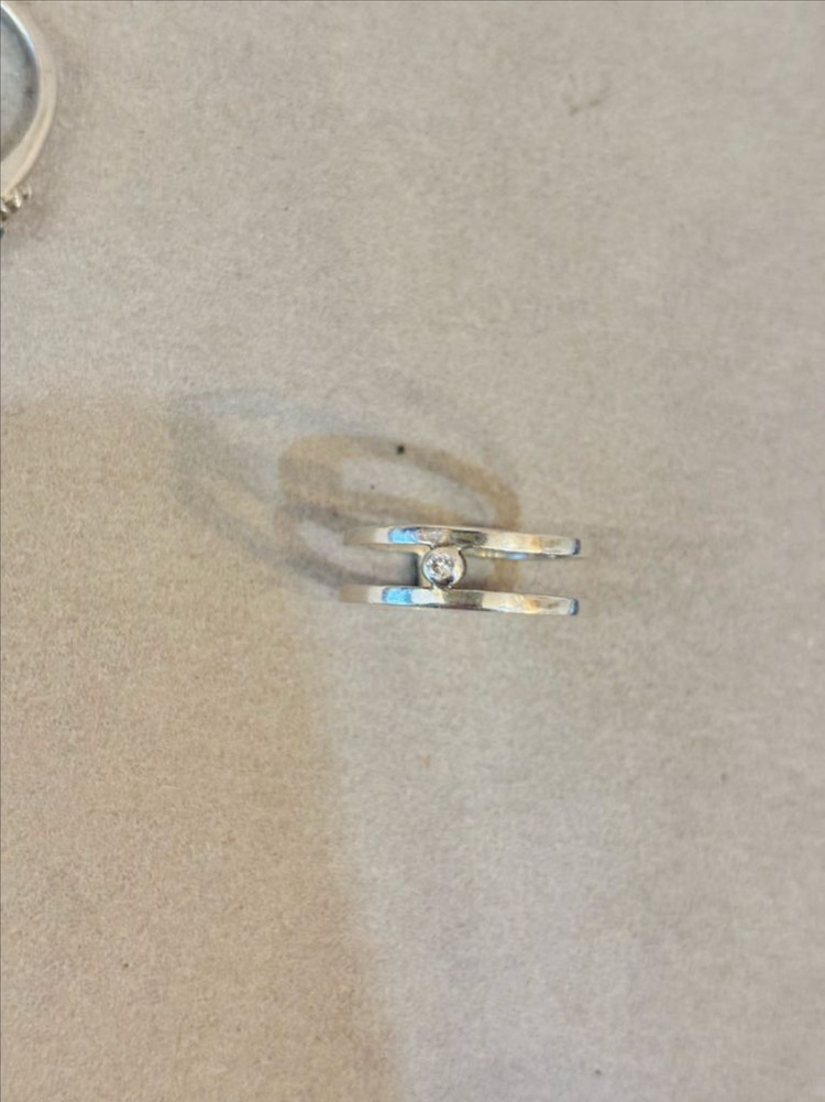 925실버 빈티지 은반지 16--4