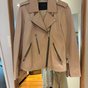 올 세인츠 핑크 베이지 가족 자켓