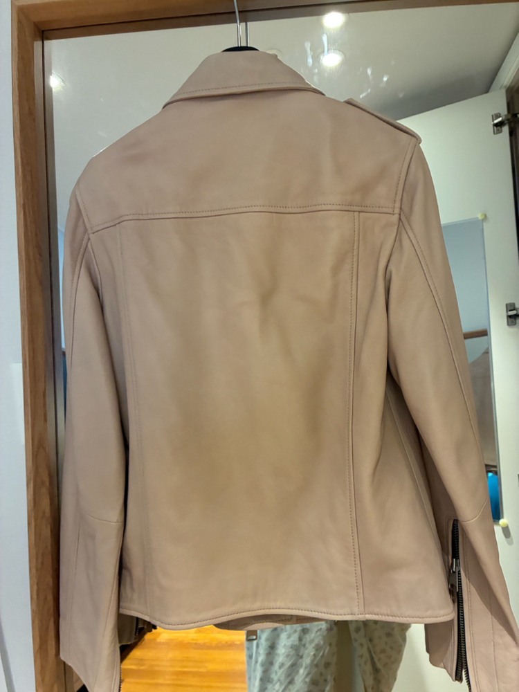 올 세인츠 핑크 베이지 가족 자켓--3