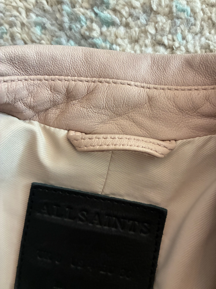 올 세인츠 핑크 베이지 가족 자켓--5