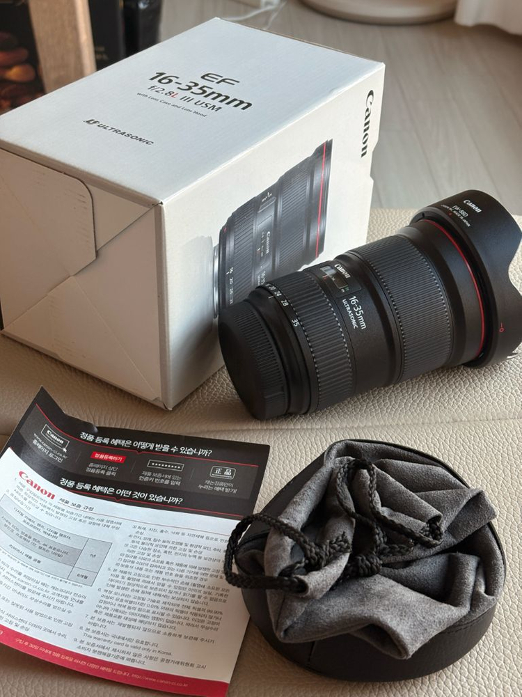 캐논 EF 16-35mm F2.8 III 필터포함--1