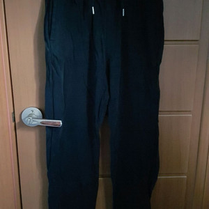 순면 블랙 조거팬츠 M