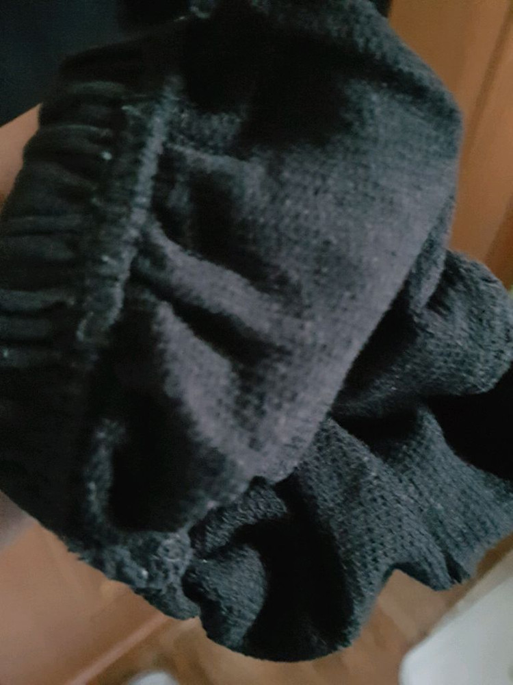 순면 블랙 조거팬츠 M--2