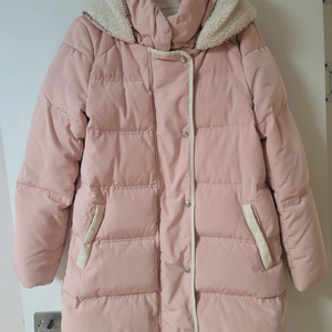 케네스레이디 Kenneth lady 오리털 패딩 딸기우유 색상 분홍 패딩