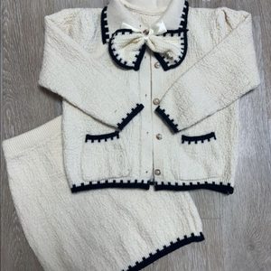 여아 트위드 투피스 세트 (행사/결혼식) 이미지