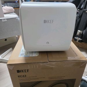 kef kc62 서브우퍼 화이트 신동품급 풀박스