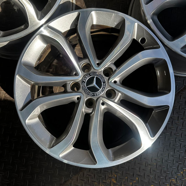 17인치 벤츠 C클래스 플라워 중고휠 1대분 PCD112 7.0J +48.5--3