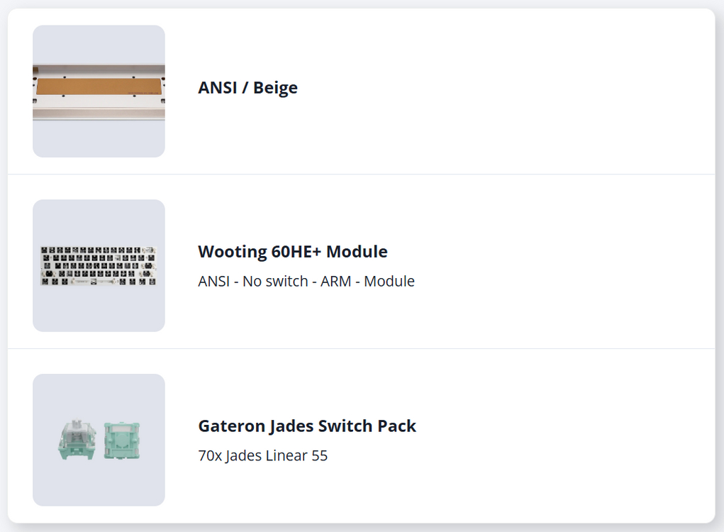 우팅x오울랩 ow60 / wooting 60he+ module / gateron magnetic jade he 판매--9