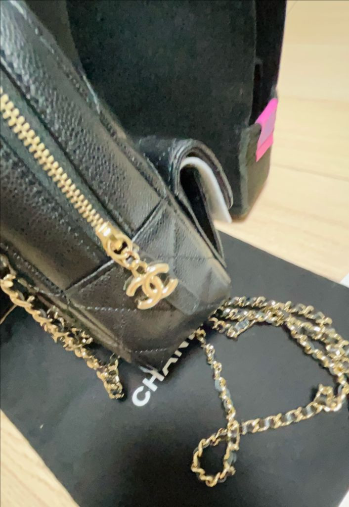 샤넬 AP3753 크루즈 퀼팅 백팩 캐비어 블랙 새상품--3