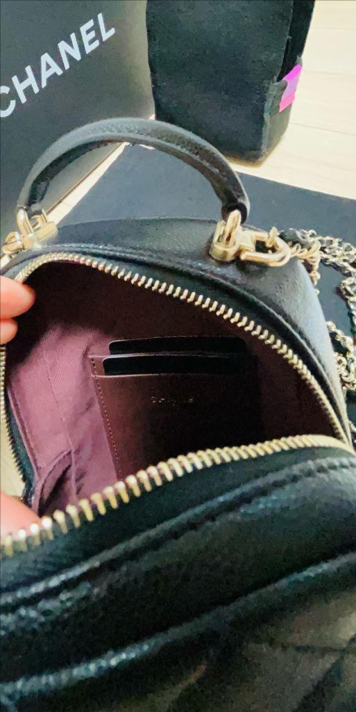 샤넬 AP3753 크루즈 퀼팅 백팩 캐비어 블랙 새상품--5