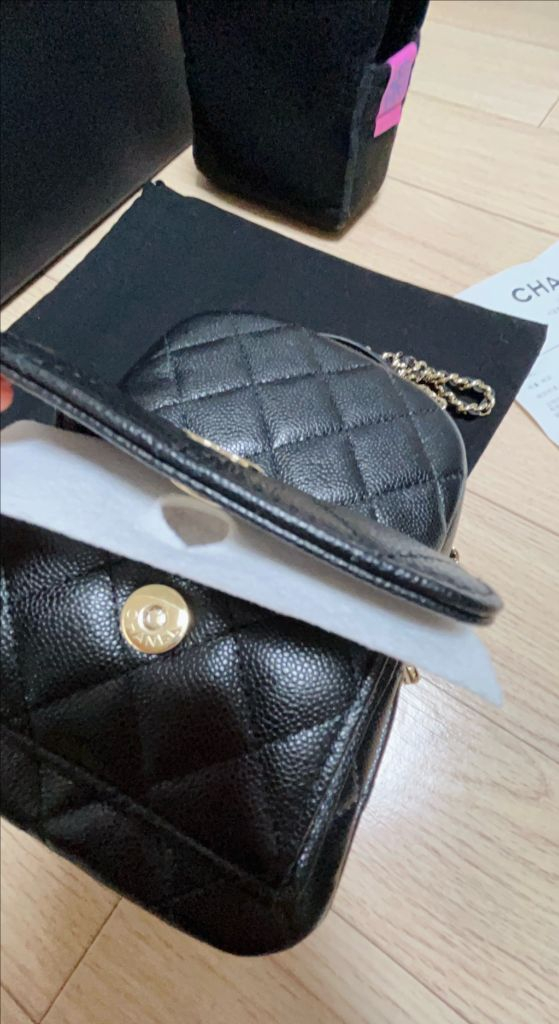 샤넬 AP3753 크루즈 퀼팅 백팩 캐비어 블랙 새상품--6