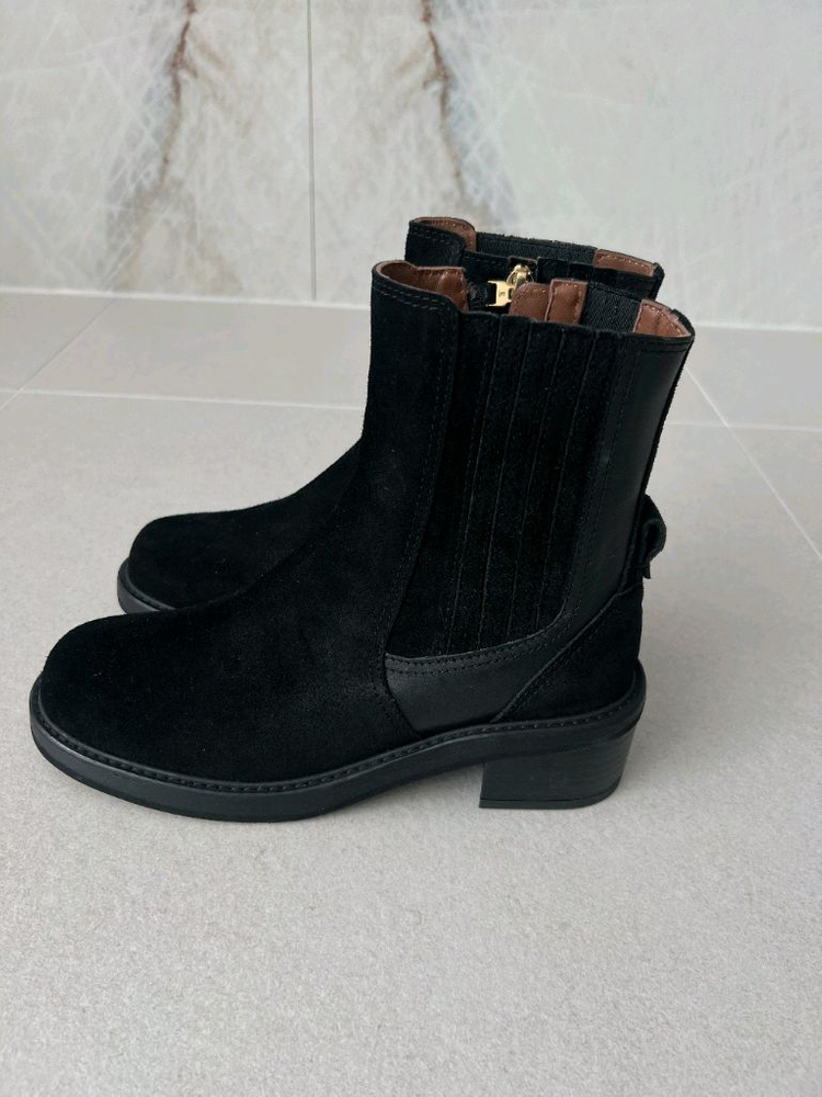 랑방 스웨이드 앵클 부츠(사진 도용시 법적조치)--5