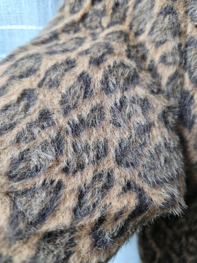 FEI DING 레오파드 반팔 티셔츠--1