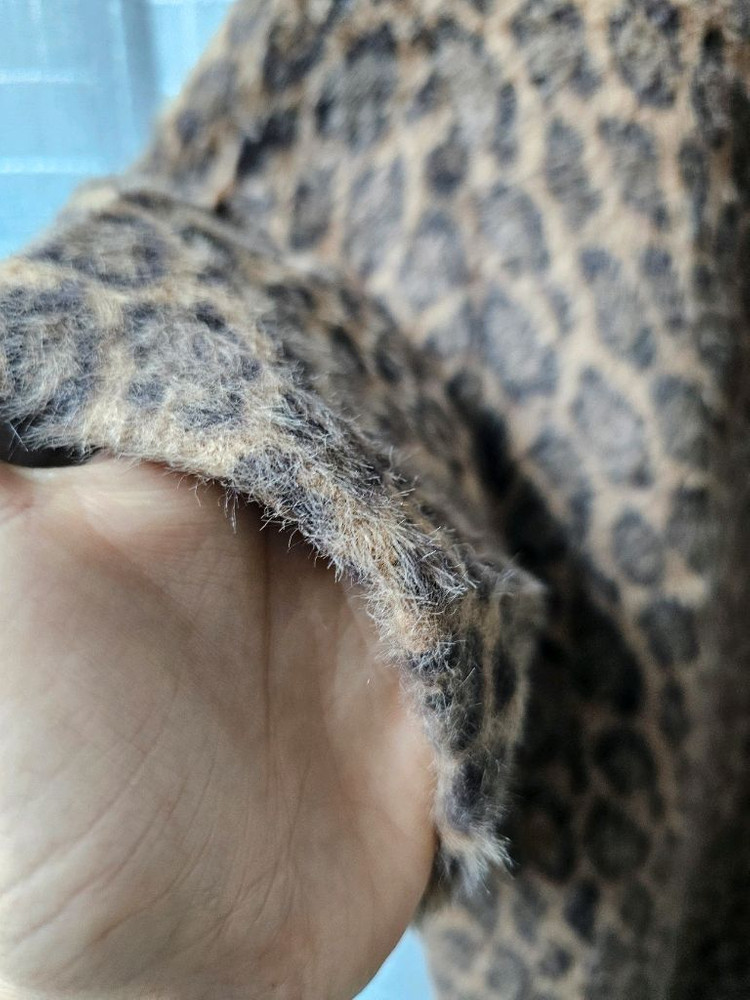 FEI DING 레오파드 반팔 티셔츠--2