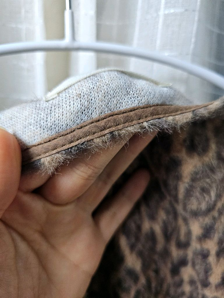 FEI DING 레오파드 반팔 티셔츠--6