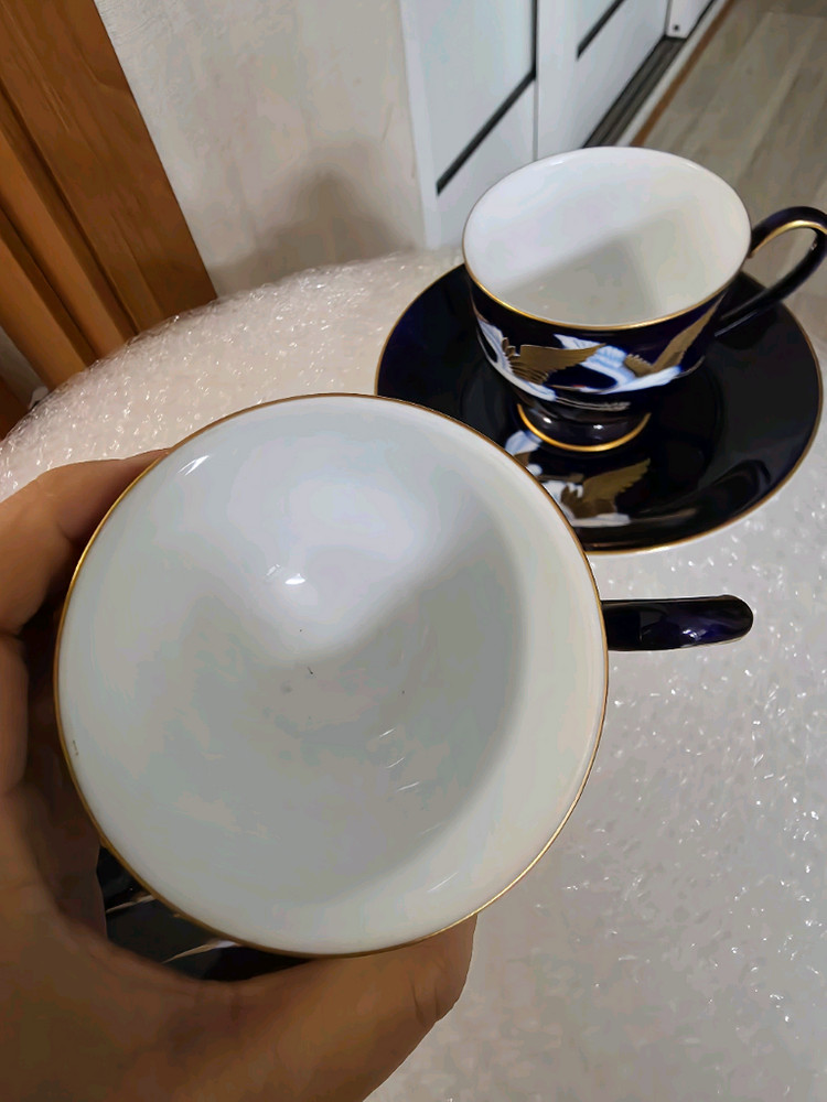 행남사 초정자기 커피잔 2세트--1