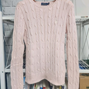 폴로랄프로렌 여성니트 M 피마코튼 꽈베기 케이블니트 WM12