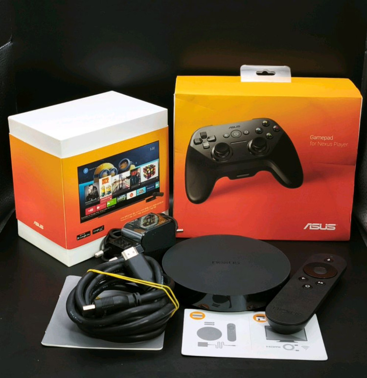 구글 넥서스 플레이어와 아수스 게임패드TV500G--1