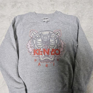 KENZO 키즈 타이거 자수 맨투맨 그레이 12a