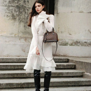 (미사용) 루이비통 알마 BB 다미에 캔버스 핸드백