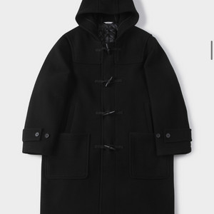 24/7 시리즈 더플코트 블랙 이미지