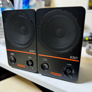 fostex 포스텍스 6301NE 풀레인지 액티브 모니터스피커 1조 풀박스