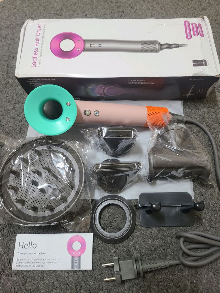 차이슨 드라이기 슈퍼소닉 220V 거치대포함6종노즐( 이미지