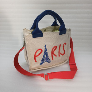 한섬 루즈앤라운지 X 제인마치 파리 캔버스 토드백 M 가방 사랑봉봉