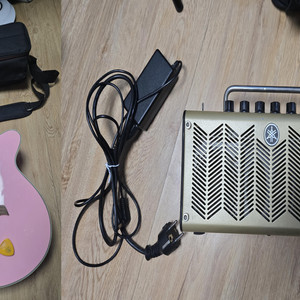 YAMAHA THR5A 어쿠스틱기타앰프와 프리앰프 EQ 장착된 어쿠스틱기타 세트