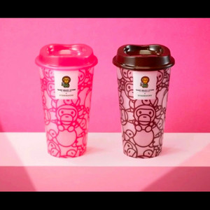 스타벅스 베이프 리유저블 컵 브라운 새상품