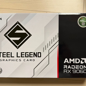그래픽카드 ASRock 라데온 RX 9060 XT 스틸레전드 OC D6 8GB