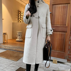 [[새상품[[ 오트밀 핸드메이드 코트 ]] 이미지