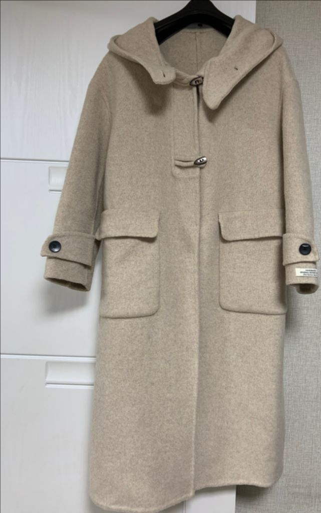 [[새상품[[ 오트밀 핸드메이드 코트 ]] 이미지